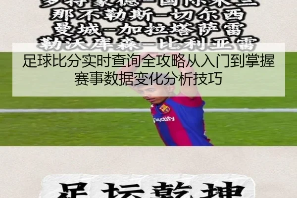 足球比分实时查询全攻略从入门到掌握赛事数据变化分析技巧