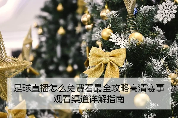 足球直播怎么免费看最全攻略高清赛事观看渠道详解指南
